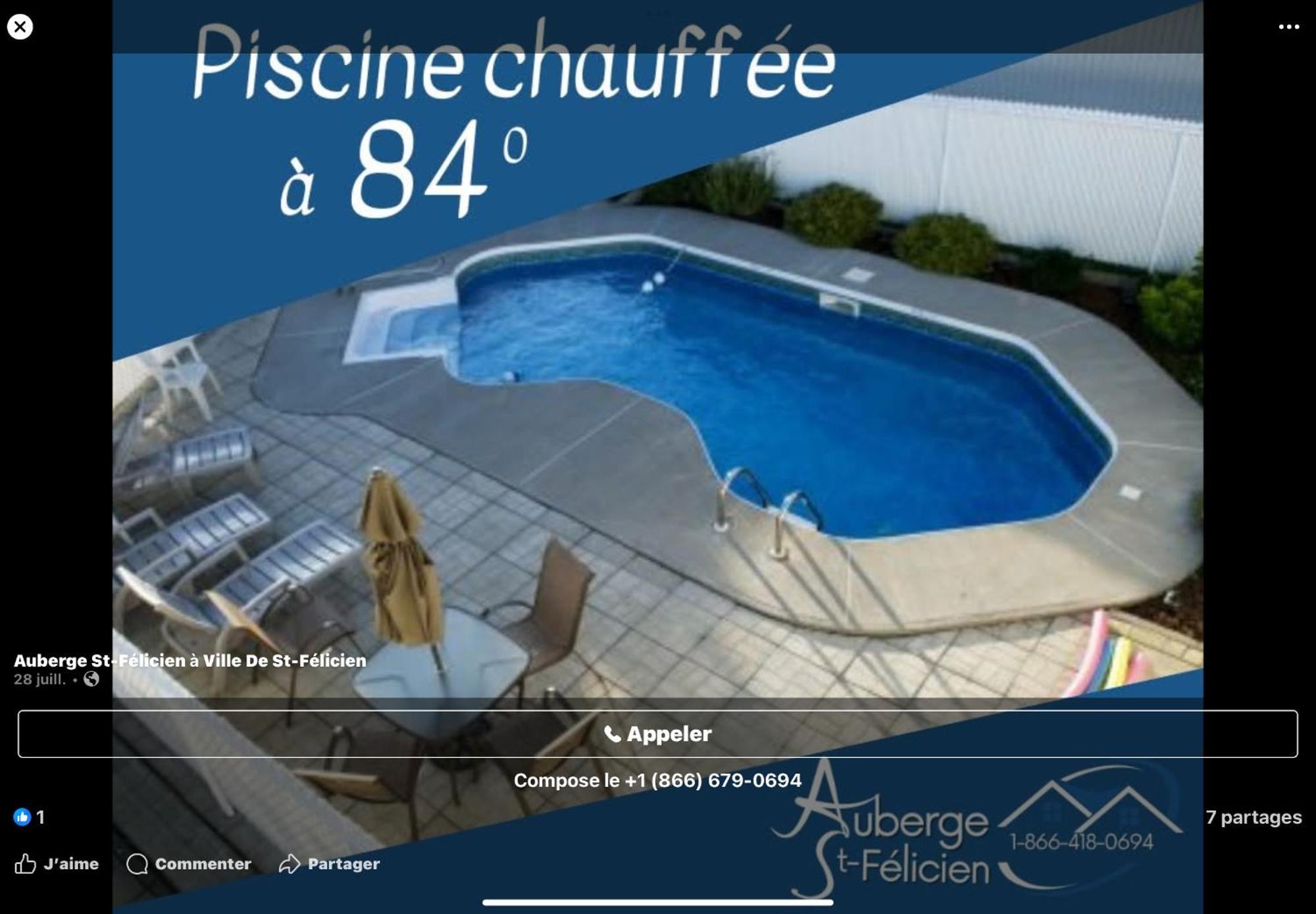 Hotel Auberge St-Felicien Сен-Фелисьен Экстерьер фото